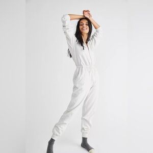 Free People Movement Ziggy Onesie in Cloud Loungewear Jumpsuit